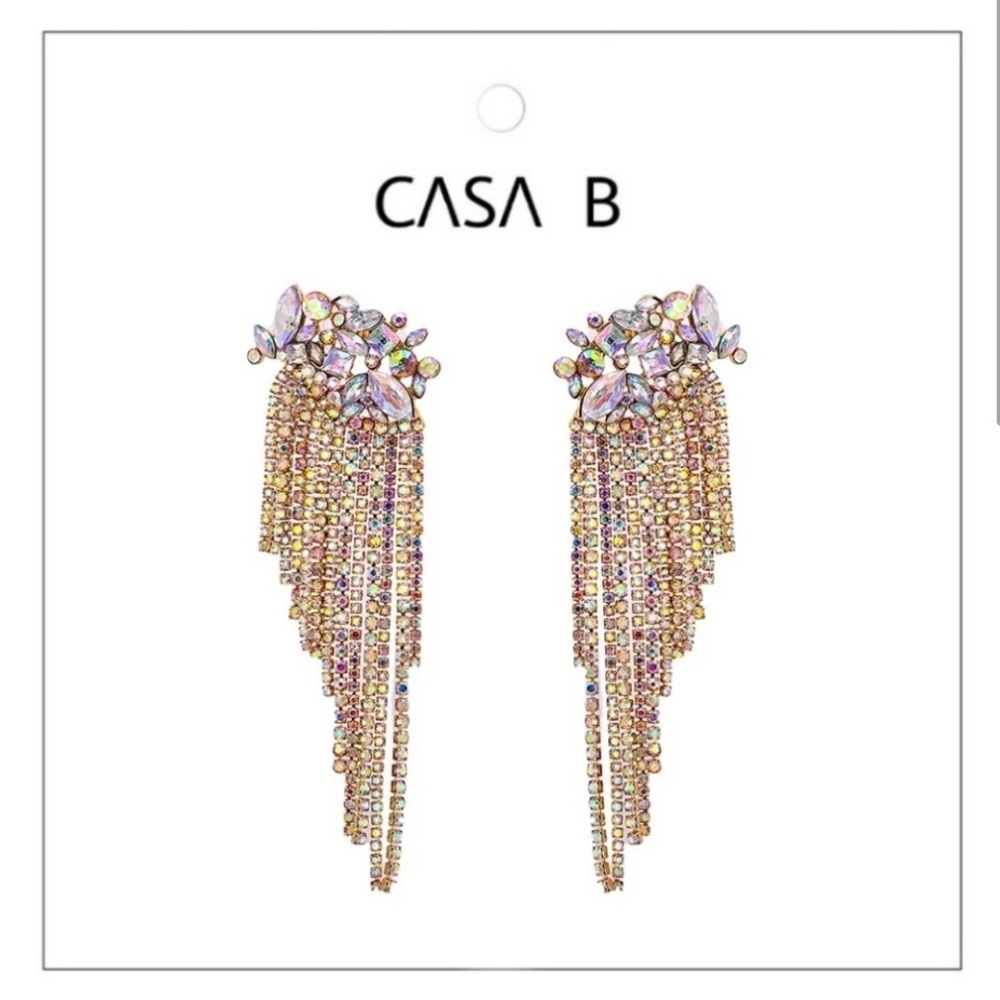 5⭐️CASA B | Marchesa Crystal Duster Earrings